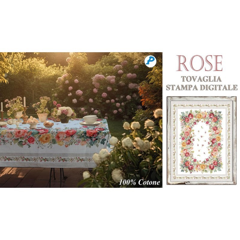 TOVAGLIA COTONE ROSE - PEZZOLI