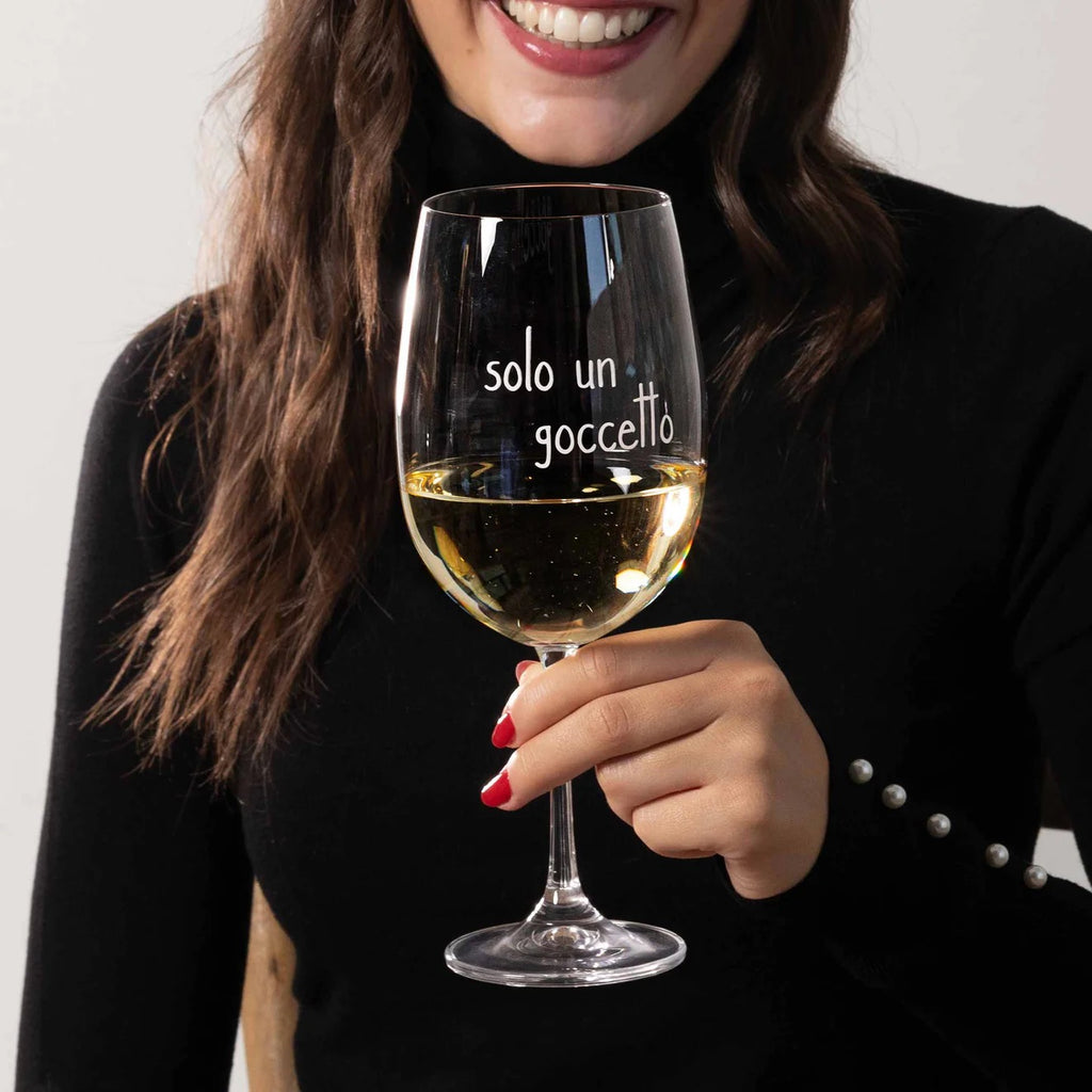 SET 2 CALICI 64CL "SOLO UN GOCCETTO" - SIMPLE DAY