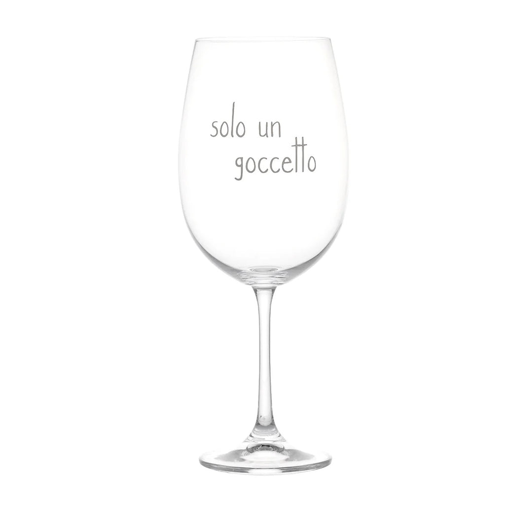 SET 2 CALICI 64CL "SOLO UN GOCCETTO" - SIMPLE DAY