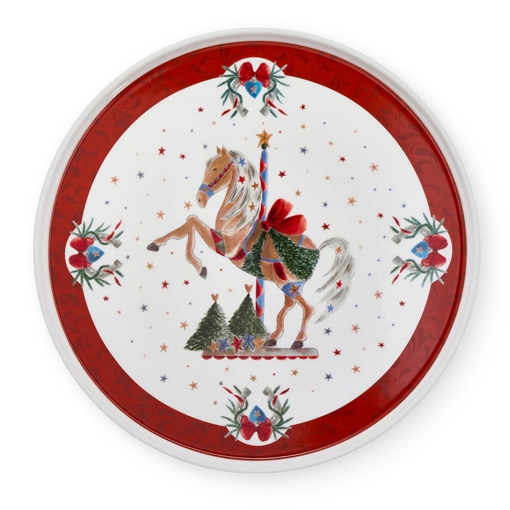 ALZATINA CON SCATOLA 32 CM LA GIOSTRA DI AMELIE - NUVOLE DI STOFFA