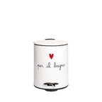 PATTUMIERA BIANCA "PER IL BAGNO" - SIMPLE DAY