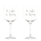 SET 2 CALICI 82CL "HO VOGLIA DI SPRITZ" - SIMPLE DAY