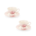 SET 2 TAZZINE CON PIATTINO FIORIRÀ - NUVOLE DI STOFFA