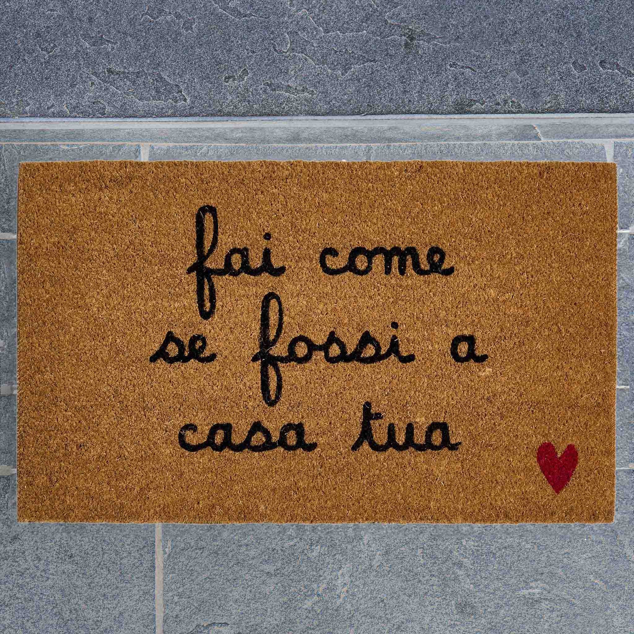 ZERBINO "FAI COME SE FOSSI A CASA TUA" 45x75CM - SIMPLE DAY