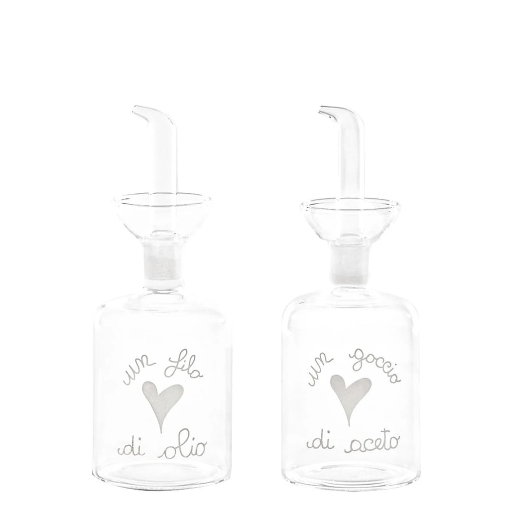 SET 2 BOTTIGLIE "UN FILO DI OLIO-UN GOCCIO DI ACETO" - SIMPLE DAY