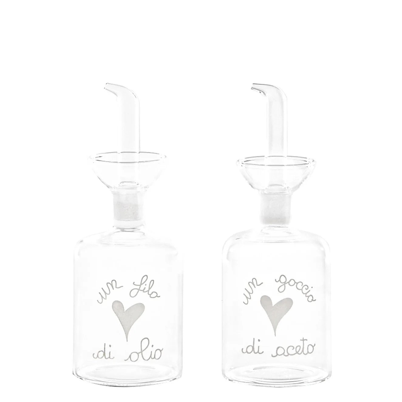 SET 2 BOTTIGLIE "UN FILO DI OLIO-UN GOCCIO DI ACETO" - SIMPLE DAY