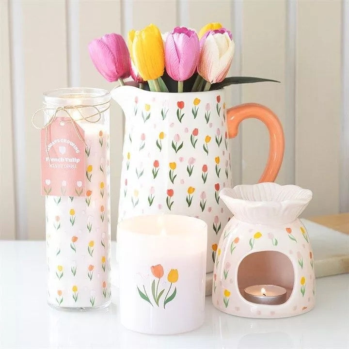 BROCCA IN CERAMICA CON TULIPANI - SDW