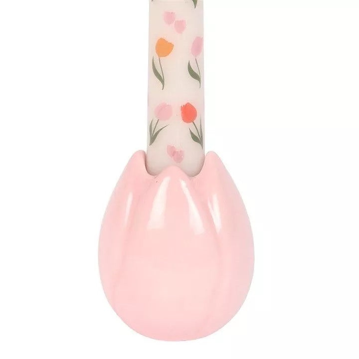 PORTACANDELE A FORMA DI TULIPANO - SDW