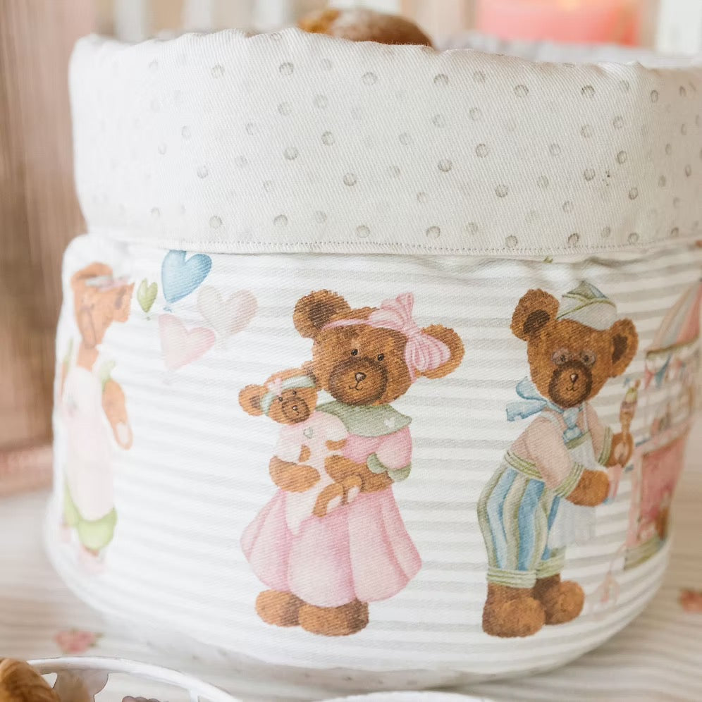 CESTINO SWEET BEAR - NUVOLE DI STOFFA