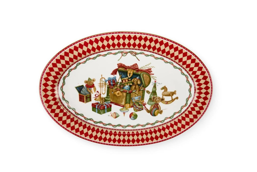 PIATTO PORTATA VINTAGE TOYS 35x23.5 CM - NUVOLE DI STOFFA