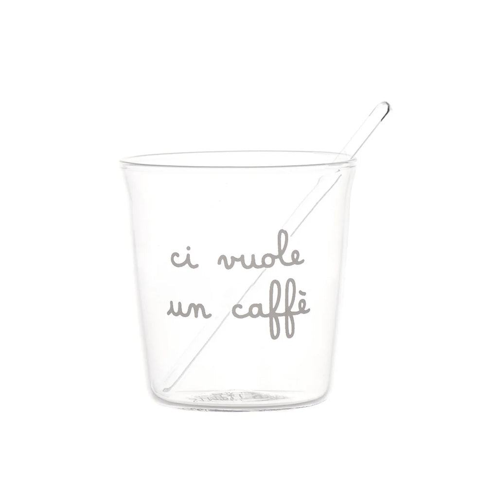 SET 4 BICCH. ESPRESSO "CI VUOLE UN CAFFÈ" - SIMPLE DAY