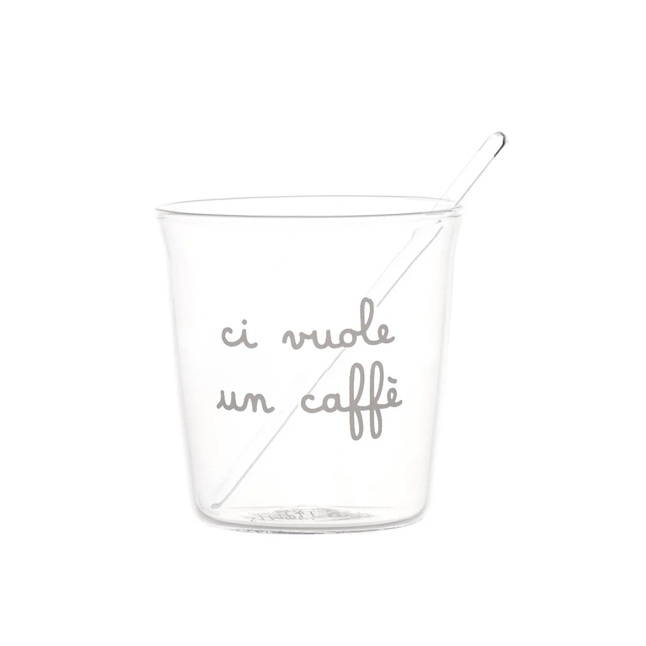 SET 4 BICCH. ESPRESSO "CI VUOLE UN CAFFÈ" - SIMPLE DAY