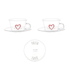 SET 2 TZ ESPRESSO CON PIATTO "PAUSA CAFFÈ" - SIMPLE DAY