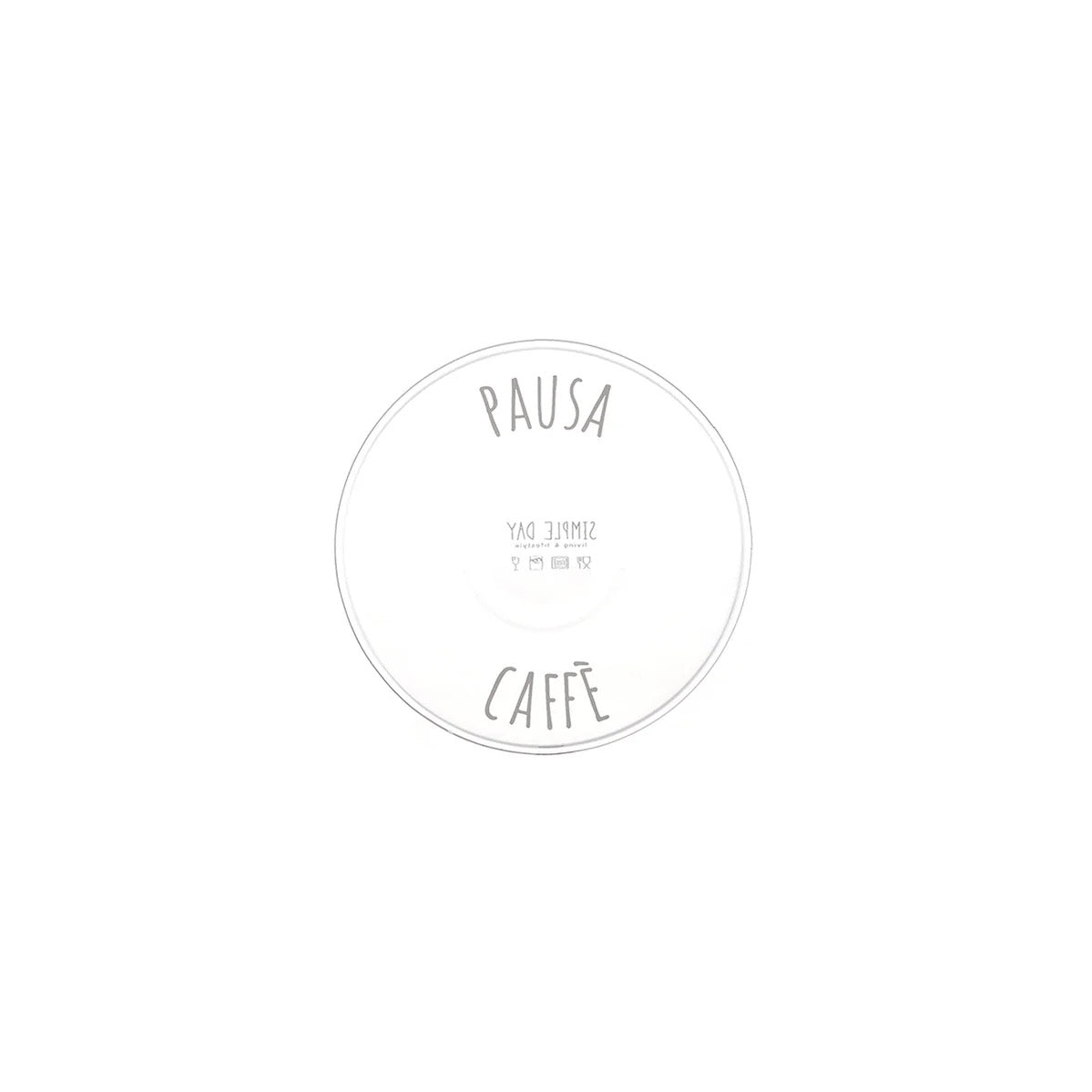 SET 2 TZ ESPRESSO CON PIATTO "PAUSA CAFFÈ" - SIMPLE DAY