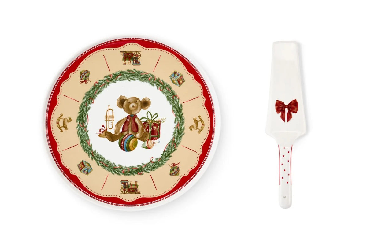 SET PIATTO CON PALETTA VINTAGE TOYS - NUVOLE DI STOFFA