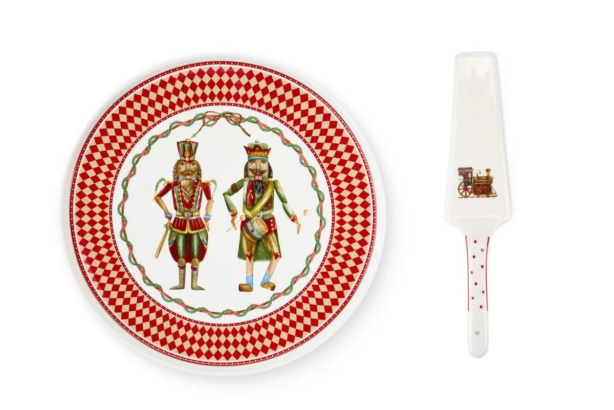 SET PIATTO CON PALETTA VINTAGE TOYS - NUVOLE DI STOFFA