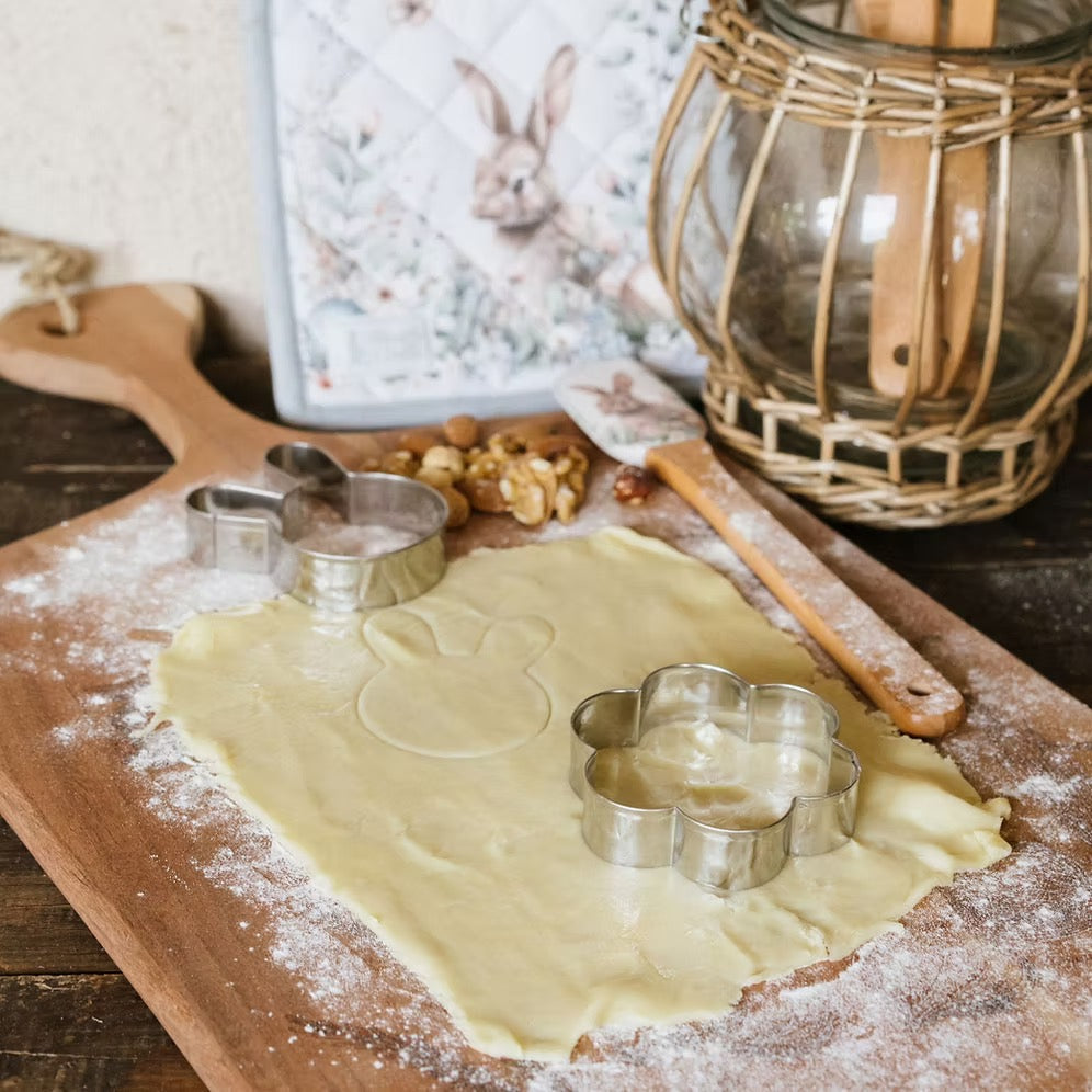 SET 4 STAMPINI CON SPATOLA IN SILICONE PEPEN - NUVOLE DI STOFFA