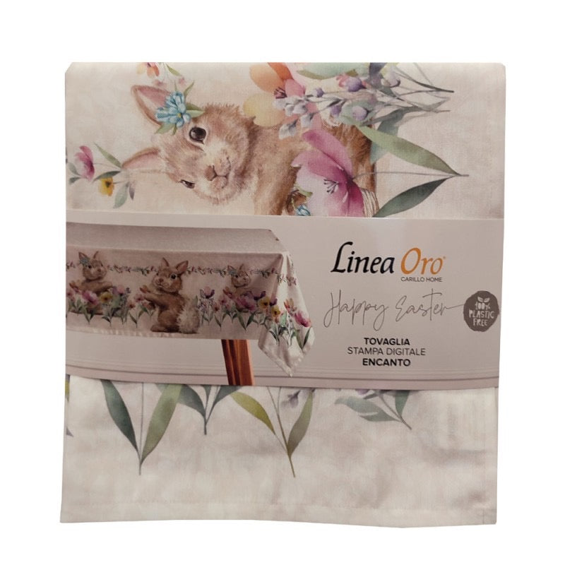 TOVAGLIA COTONE PASQUA ENCANTO - LINEA ORO