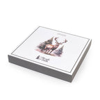 SET 2 PIATTI CON CERVO CON SCATOLA 20.3 CM BOSCO INCANTATO - NUVOLE DI STOFFA