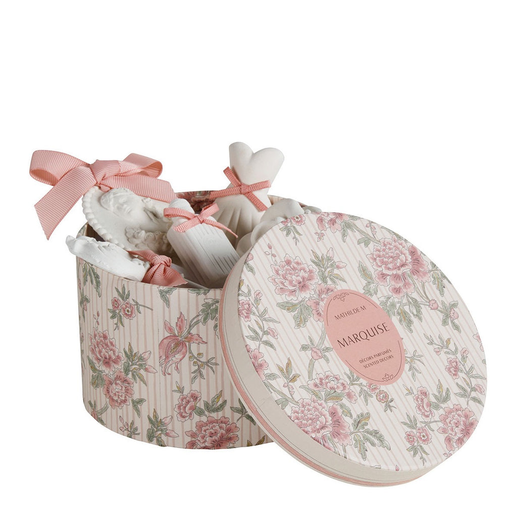 COFANETTO DI 5 DECORAZIONI PROFUMATE "MARQUISE" - MATHILDE M
