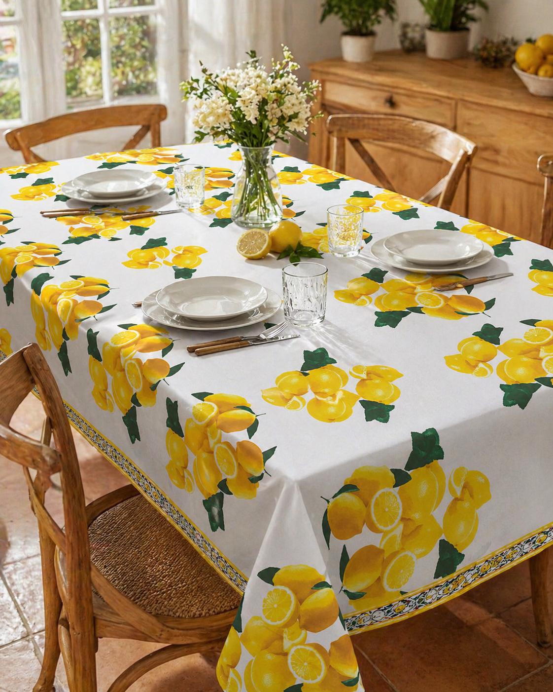 TOVAGLIA ANTIMACCHIA CON LIMONI - NOVEL MAISON