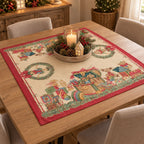 CENTROTAVOLA VINTAGE TOYS 120x120 CM - NUVOLE DI STOFFA