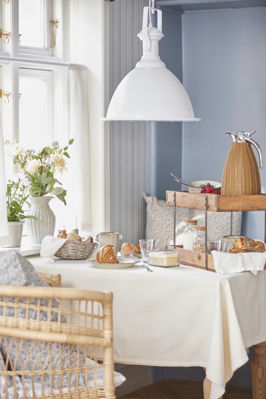 THERMOS MARRONE POLYRATTAN TESSUTO A MANO 1,5 L IB LAURSEN