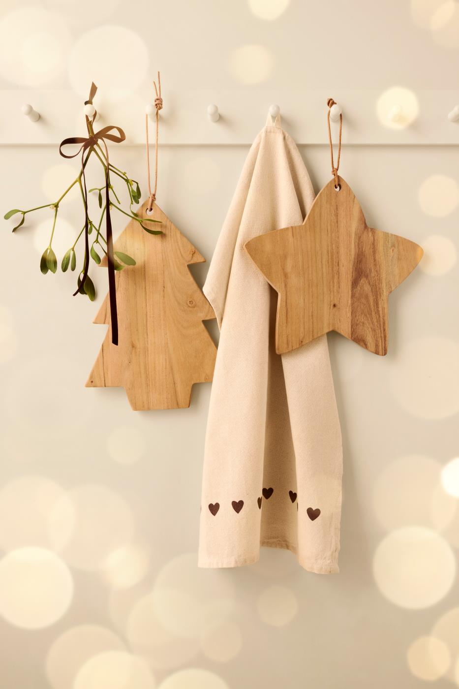 TAGLIERE CON CORDA DI IUTA STELLA DI ACACIA IB LAURSEN