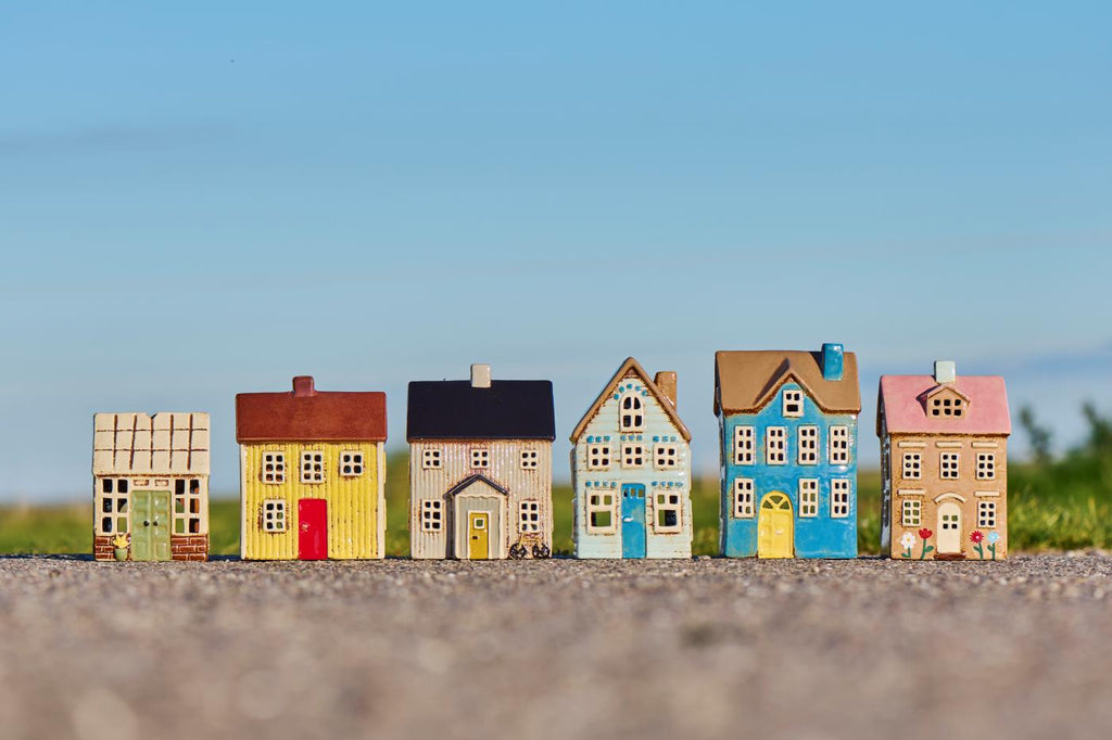 CASA F/TEALIGHT GIALLA IN CERAMICA IB LAURSEN