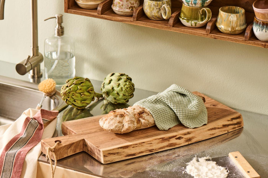 STROFINACCIO VERDE LAVORATO A MAGLIA IB LAURSEN