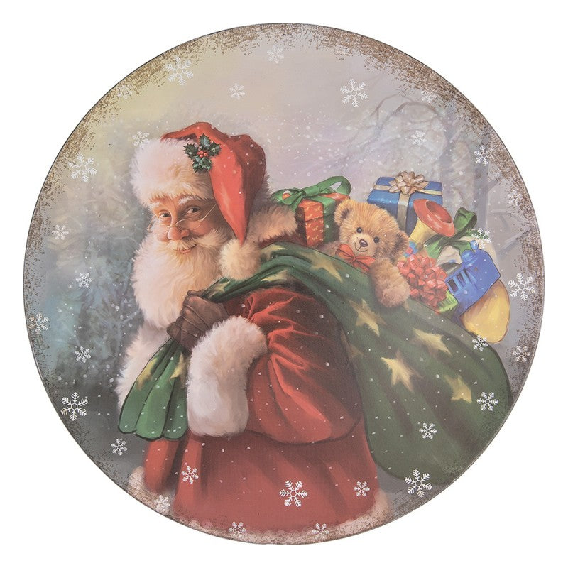 SOTTOPIATTO Ø 40 CM BABBO NATALE CLAYRE & EEF