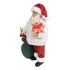 STATUETTA DECORATIVA DI NATALE BABBO NATALE 27 CM CLAYRE & EEF