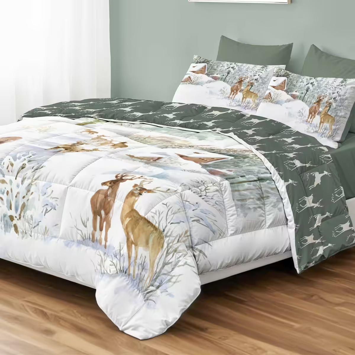 TRAPUNTA MATRIMONIALE MICROFIBRA WHITE MOUNTAIN - DAUNEX