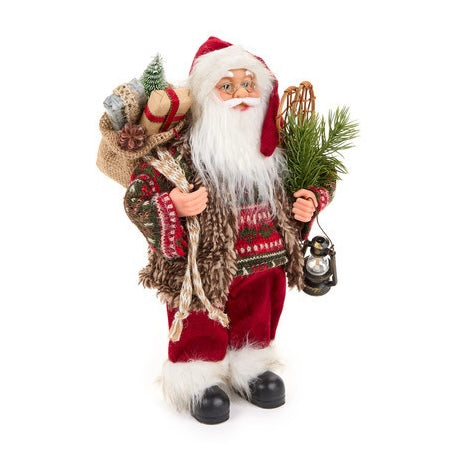 BABBO NATALE 30 CM - NUVOLE DI STOFFA