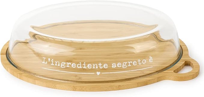 CONTENITORE VETRO "L'INGREDIENTE SEGRETO È" - NUVOLE DI STOFFA