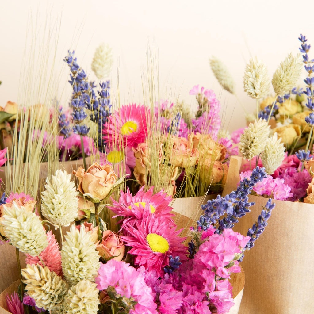 FIORI SECCHI MARKET MORE BOUQUET ROSA - FLORIËTTE