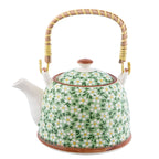 TEIERA CON INFUSORE 700 ML VERDE CERAMICA FIORI CLAYRE & EEF