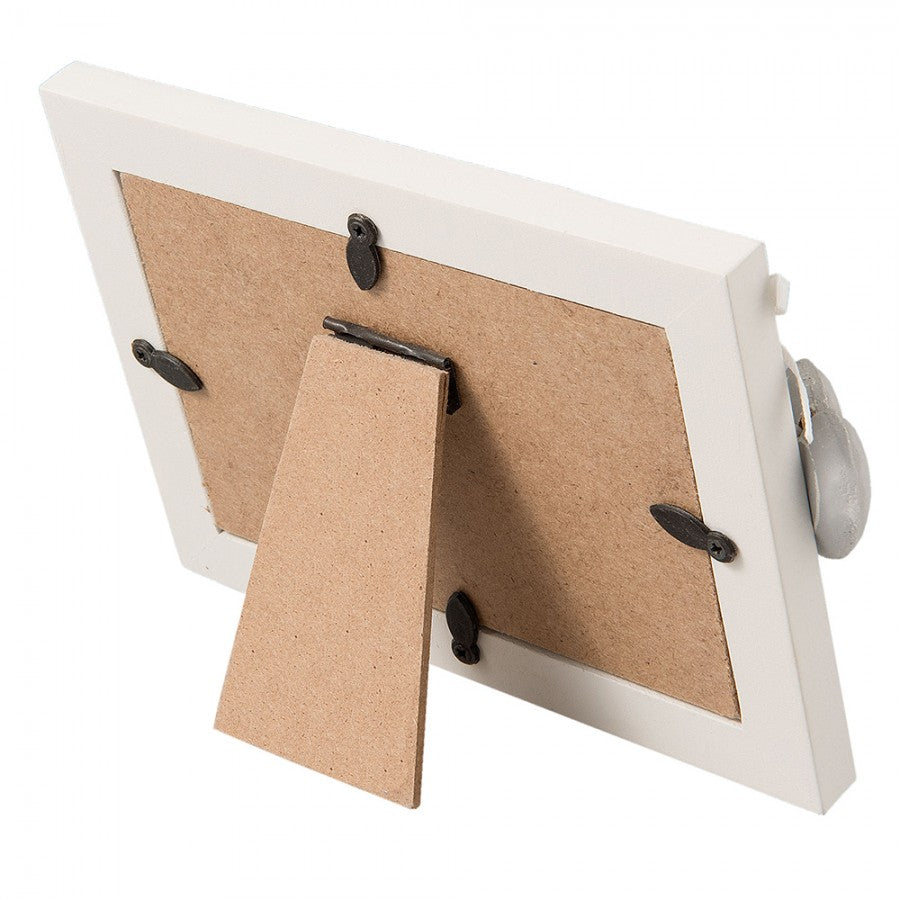 CORNICE PER FOTO CUORE 13X9 CM BIANCO LEGNO CLAYRE & EEF