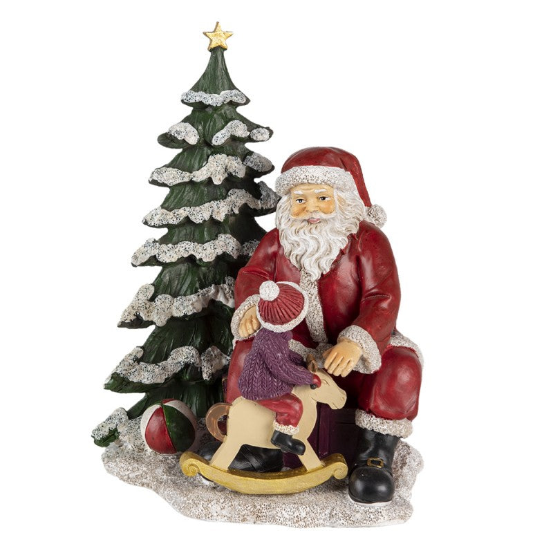 STATUETTA BABBO NATALE 16X13X22 CM CLAYRE & EEF
