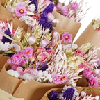 FIORI SECCHI MARKET MORE BOUQUET VIOLA - FLORIËTTE