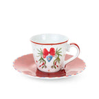 SET 2 TAZZINE CON PIATTINO 90ML LA GIOSTRA DI AMELIE - NUVOLE DI STOFFA