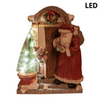 BABBO NATALE CON ILLUMINAZIONE A LED CLAYRE & EEF