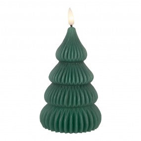 CANDELA LED ALBERO DI NATALE Ø 8X17 CM CLAYRE & EEF