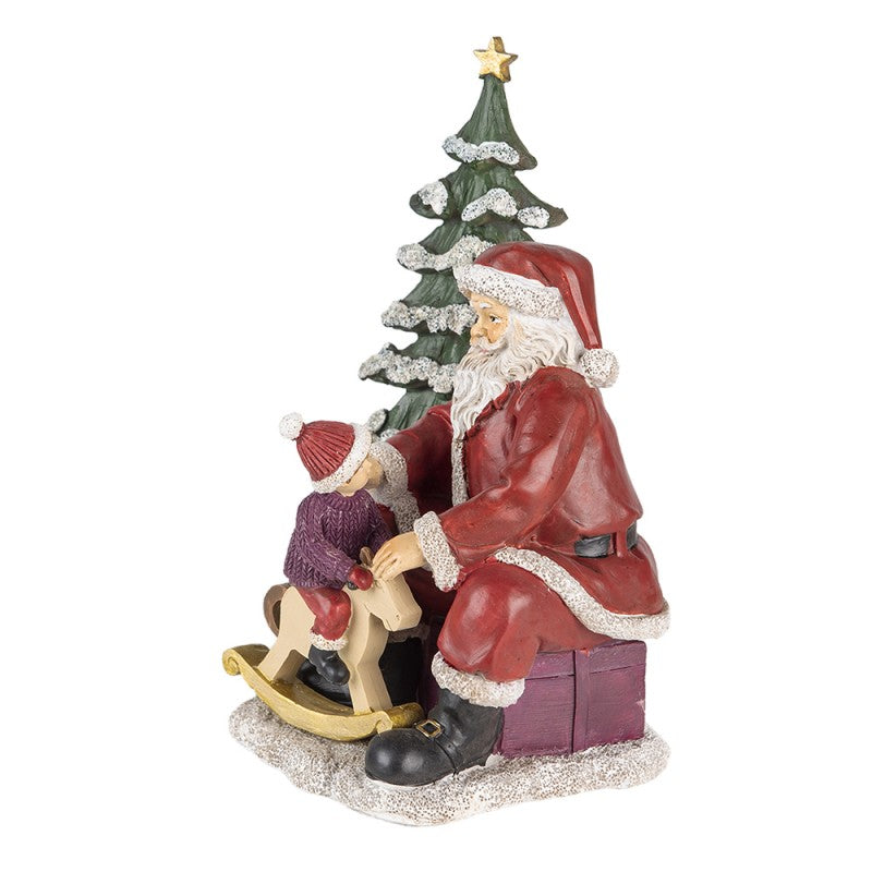 STATUETTA BABBO NATALE 16X13X22 CM CLAYRE & EEF