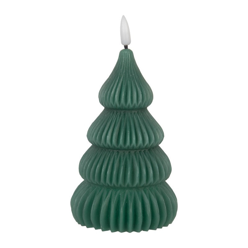 CANDELA LED ALBERO DI NATALE Ø 8X17 CM CLAYRE & EEF