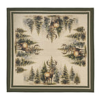 CENTRO TAVOLA CERVO BOSCO INCANTATO - NUVOLE DI STOFFA