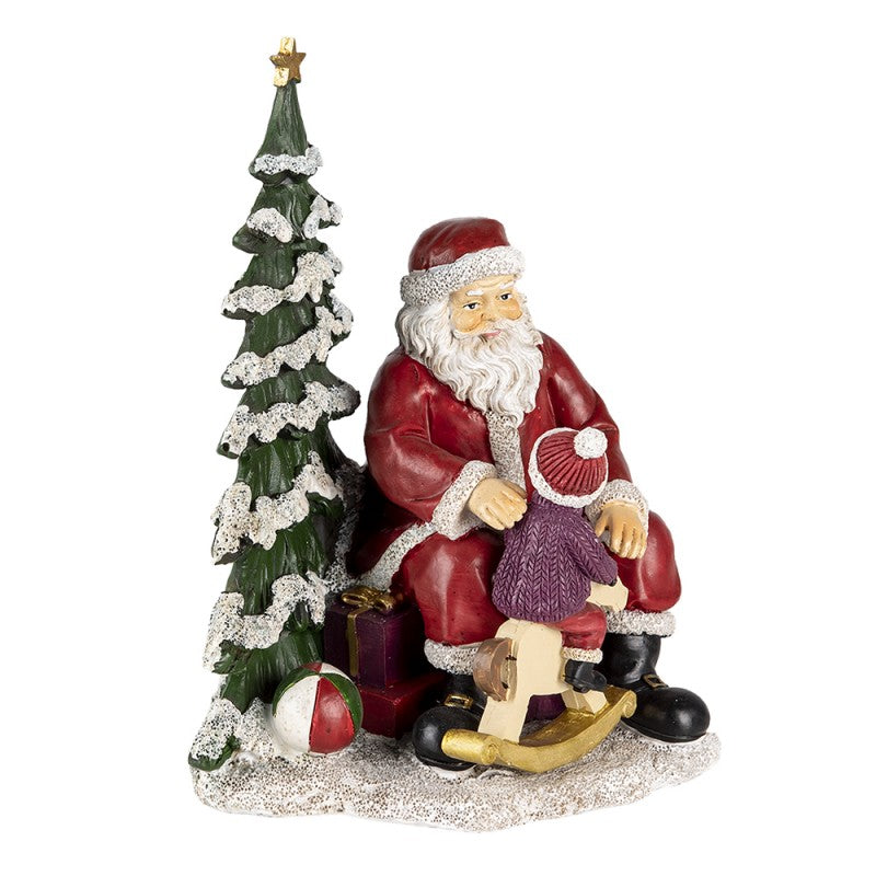 STATUETTA BABBO NATALE 16X13X22 CM CLAYRE & EEF