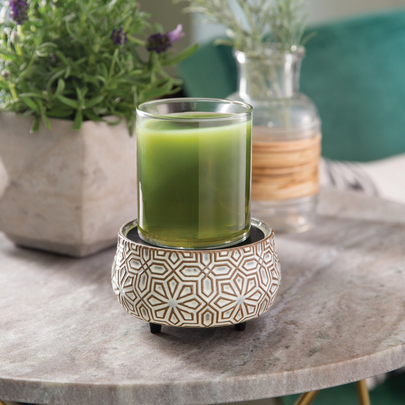 LAMPADA BRONZE GEOMETRIC - CANDLE WARMERS