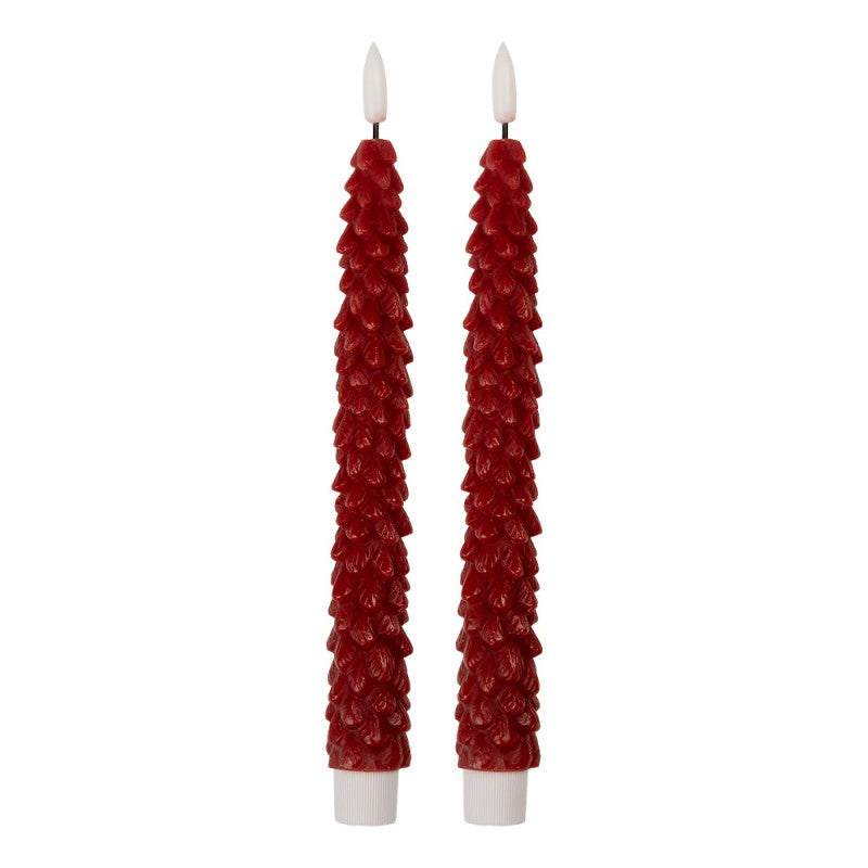 SET DI 2 CANDELE A LED Ø 3X25 CM CLAYRE & EEF