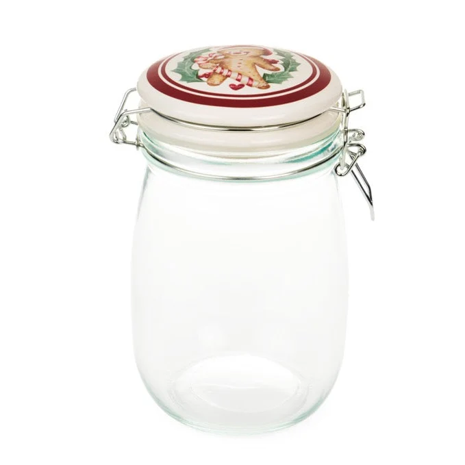 BARATTOLO VETRO DELICIOUS CHRISTMAS 1000ML - NUVOLE DI STOFFA